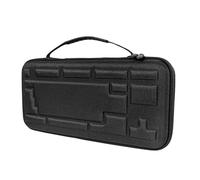 ZYMIADOU Protective Hard Shell Carrying Case For 75% 84 Keyboards With Storage For Cable And Keyboard Storage Solution