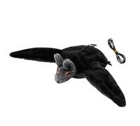 ZYMIADOU Realistic Bird Simulation Cats Toy Electric Interactively Motion Activated Plush USB Rechargeable Quiet Operations Automatic Electric Cats Toy