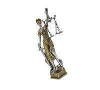 ZYMIADOU Resins Lady Justices Sculpture Blind Law Woman Statue With Scale Fairness Figurine For Sophisticated Law Office Decors Lawyer Office Decoration