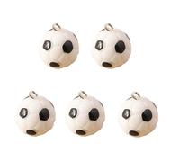 ZYMIADOU Set Of 5 Football Pendants Keychain Component Basketball Jewelry Findings Suitable For Jewelry Bracelets And Necklaces Multifunctional Sports Pendant