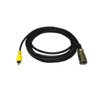 ZYMIADOU Shielded Single Phono 3Pin Balanced Cable 1.5m Coppered Conductors Ideal For Stage Performances & Home Use Auditory Equipment Cable