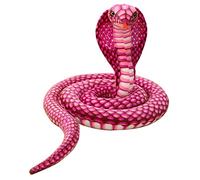 ZYMIADOU Short Plush Figure Snake Stuffed Throw Pillow Interactive Washable Couch Ornament Girlfriends Birthday Valentines Gift Plush Toys For Baby Girls Kids