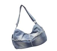 ZYMIADOU Sophisticated Jean Satchel For Fashion Individuals Casual Shoulder Bags Crossbody Purse Suitable For Various Occasion Office Workers Accessory
