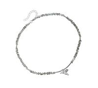 ZYMIADOU Stylish Bird Pendant Necklace With Crystal Detailing Versatile Length Neck Chain For Daily Outfits Women Accessories Trendy Everyday Fashion Jewelry