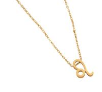ZYMIADOU Stylish Steel Constellations Necklace Letter Symbol Twelve Astrological Sign Clavicle Chain Chokers Versatile Constellations Accessory