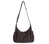 ZYMIADOU Stylish Wear Resistant Drawstring Bag with Ergonomic Strap Casual Korean Aesthetic Shoulder Underarm for Daily Use Travel Shoulder Bag