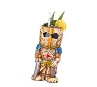 ZYMIADOU Themed Party Ceramics Goblet 530ml Capacity Ergonomic Handle Sturdy Roman Soldier Cup for Indoors Outdoor Event Roman Homes Pubs Accessories