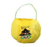 ZYMIADOU Traditional Velvets Pumpkin Candy Bag Seasonal Party Essential Storage with Reinforced Handles Strong Fabric Velvets Trick Or Treats