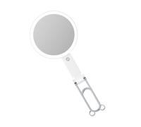 ZYMIADOU Two Sided Lighted Glasses 1X5X10X30X Magnify Glass Foldable Design 1000mAh Battery For Professional Cosmetic Glasses Rechargeable Makeup