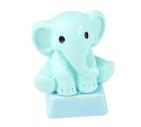 ZYMIADOU Unique Little Elephant Keycap For Mechanical Keyboards Cartoon Animal Resin Perfectly For Customization Handmade
