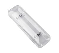 ZYMIADOU User Friendly Translucent Stationery Box Lightweight Construction Ideal for Organizing Writing Tools Efficiently Transparent Pencil Case