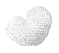 ZYMIADOU Valentines Day Heart Shape Cushion for Couples Soft Polyester Fabric and PP Cotton Filling Comfortable Polyester Pillow