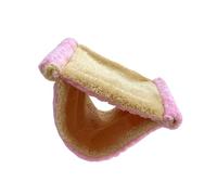 ZYMIADOU Warm Fleece Hanging Bed for Hamsters Winter Shelter with Easy Installation Hook Secure Small Pet Comfort Decorative Hammocks