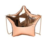 ZYMIADOU Women Acrylic Shoulder Bag Star Shape Messenger Evening Crossbody Clutch Purse For Wedding Party Women Clutch Purse Star Shape Shoulder Trend Crossbody