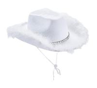 ZYMIADOU Women's Cowgirl Hat Cowboy Cap Holiday Western Styles Caps With Blinking With And Western Styles For Women Caps Cowgirl