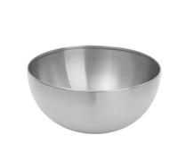 Zymjzbetic 1/2/3/5Pcs Salad Bowls Stainless Steel Multipurpose Fruits Pasta Soup Baking Home Kitchen Frosted Circular Cooking Basin for Baking, Cooking, Salad & Food Prep(Silver,2PCS)