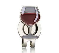 Zymjzbetic 1pcs Golf Ball Marker Wine Glass Red Wine cup With Magnetic Hat Clip Golf training accessories Gift For Golfers for Men Women Golfer