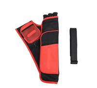 Zymjzbetic arrow quiver 3-Tubes Archery Arrows Quiver Holder Portable Back Bag with Adjustable Belt(Light green)