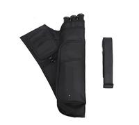 Zymjzbetic arrow quiver 3-Tubes Archery Arrows Quiver Holder Portable Back Bag with Adjustable Belt(Green)