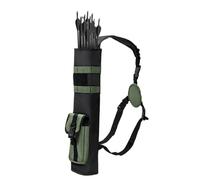 Zymjzbetic arrow quiver Quiver Bag Arrow Holder Oxford Cloth Multifunction Storage Practical Back Archery for Outdoor(Green)