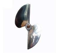 Zymjzbetic Boat Propeller 75mm 2-Blade Model Boat Propeller,Inner Diameter 5/6.35mm Thread Pitch1.4/1.6(Color1)