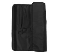 Zymjzbetic Cutlery Roll Black Oxford Cloth Waterproof Knife Storage Bag with Internal Partition Roll Case Kitchen Holder Cutlery Ganizer Travel