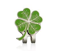 Zymjzbetic Golf Ball Markers 7 Kinds Lucky Leaves Four Green With Magnetic Hat Clips Green Good Luck to You Beautiful Golf Accessory Parts for Men Women Golfer(A2)