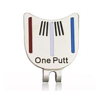 Zymjzbetic One Putt Golf Ball Marker with Magnetic Hat Clip Putting Alignment Aiming Tool for Men Women Golfer(1pc)