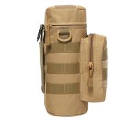 Zymjzbetic Outdoor Camping Gas Tank Storage Bag Portable Bottle Holder Nylon Multipurpose Lantern Protective Pouch Organizer for Camping Hiking Climbing(Khaki)