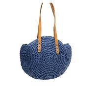 Zymjzbetic Round Straw Woven Bag Round Straw Bag Beach Woven Large Capacity