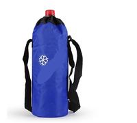 Zymjzbetic Water Bottle Carrier Summer Travel Portable Cooler Bag Oxford Cloth Insulation Sleeve Camping Insulated Water Bottle Keep Warm/Cold Drink Carrier(Blue Snowflake)