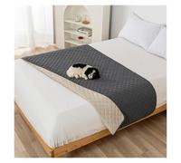 Zymjzbetic Waterproof Bedspread Pads Washable Bed King Size Bed Sheet Covers Pet Dog Cat Urine Pad Bed Mattress Protector Mat for Sofa, Car, Bed(Color 2,210x260CM 3XL)