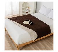 Zymjzbetic Waterproof Bedspread Pads Washable Bed King Size Bed Sheet Covers Pet Dog Cat Urine Pad Bed Mattress Protector Mat for Sofa, Car, Bed(Color 3,130x210CM L)