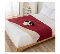 Zymjzbetic Waterproof Bedspread Pads Washable Bed King Size Bed Sheet Covers Pet Dog Cat Urine Pad Bed Mattress Protector Mat for Sofa, Car, Bed(Color 4,130x210CM L)