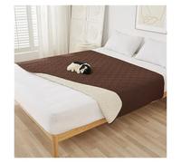 Zymjzbetic Waterproof Bedspread Pads Washable Bed King Size Bed Sheet Covers Pet Dog Cat Urine Pad Bed Mattress Protector Mat for Sofa, Car, Bed(Color 8,130x210CM L)
