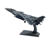 Zymoplas 1/100 J-20 Metal Fighter Plane Model with Stand Decoration, Type 1