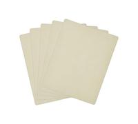 Zymoplas 1/5/10 Pieces Eyebrow Practice Skin Silicone Blank Microblading Tool Coloring 1mm Training Salon Supplies for Beginner, 5 Pcs