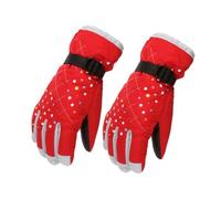 Zymoplas 1 Pair*Snow Gloves Thick Finger Covers ple Keeping-warm Clothing Accessory Skiing Glove Hand Warmer for Outdoor, Red