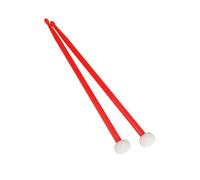 Zymoplas 1 Pair Timpani Drumsticks Felt Head Drums Sticks Multifunction Classic Practice Playing Stable Drum Hammer Adults, Red