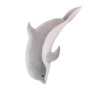 Zymoplas 1 Set Stuffed Toy Lovely Dolphin Shaped Comfortable Animal Pillow Dolls Home Furnishings Marine Aquatic Animal Nap Pillows, No.3