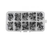 Zymoplas 100 Pieces Fishing Rod Guide Rings Precision Universal Saltwater Repair Spare Parts Professional Beginners Hardware
