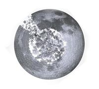 Zymoplas 1000 Pieces Puzzle Playing Prop Interactive Toys Adults Exquisite Printed Moon Puzzles Educational Plaything Festival Gift