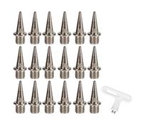 Zymoplas 100x Track Spikes For Running Shoes Improved Grip And Durability Stainless Steel Replacements Golf Shoe Spikes Long Jump