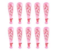 Zymoplas 10bags Compact And Convenient Inflatable Hammer Toys - Kids Of All Ages PVC Colorful Inflatable Stick Childrens Toys, pink