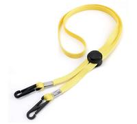 Zymoplas 10pcs Face Cover Lanyards Anti-lost Windproof Extensive Multi-color Multifunctional Fashionable Facial Covers Ropes, Yellow