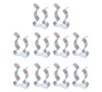 Zymoplas 10piece Heavy Duty 10PCS Spring Holder Tool Clips Grip with Ease Stainless Steel Steel Tool Clips Heavy Duty 12mm