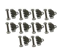 Zymoplas 10pieces Reusable Metal Pants Hooks Easy to DIY Sewing Fasteners Copper is Very Suitable for DIY. Etc. Skirts, Type+2