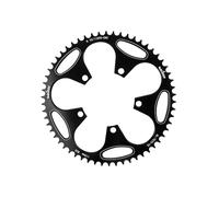 Zymoplas 110BCD Bike Narrow Wide 50-60T High-Performance Sprocket Crankset Road Bicycle, Black, 52T