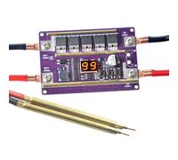 Zymoplas 12V Spot Welder DIY Set Circuit Panel with Quick Release Pen Lithium Battery Professional Welding Machine Spot-Welding, Without Cover
