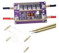Zymoplas 12V Spot Welder DIY Set Circuit Panel with Quick Release Pen Lithium Battery Professional Welding Machine Spot-Welding, with Cover